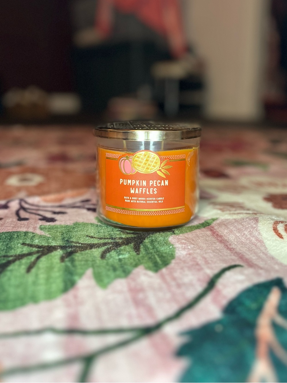 Bath & Body Works 3-Wick Pumpkin Pecan Waffles Candle